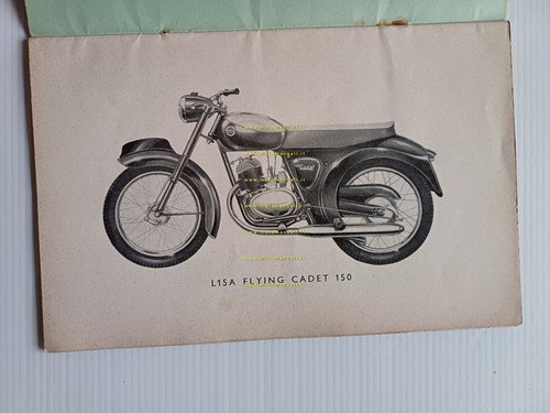 James Flying Cadet 150 LI5A 1960 manuale uso manutenzione originale