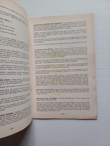 James Flying Cadet 150 LI5A 1960 manuale uso manutenzione originale
