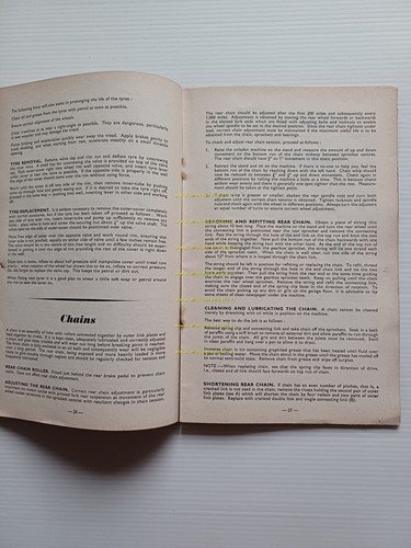 James Flying Cadet 150 LI5A 1960 manuale uso manutenzione originale