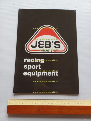 JEB's catalogo caschi abbigliamento moto anni 70-80 depliant originale