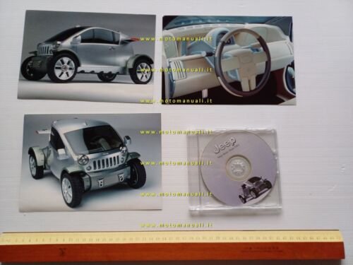 Jeep Trio prototipo lotto 3 foto + CD da cartella …
