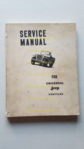 JEEP Universal - Dispatcher 1965 manuale officina RISTAMPA USA autorizzata