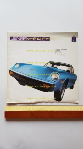 JENSEN-HEALEY 2.0 1972 depliant INGLESE originale