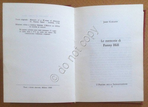 John Cleland - Le memorie di Fanny Hill - Foro … | Immagine principale
