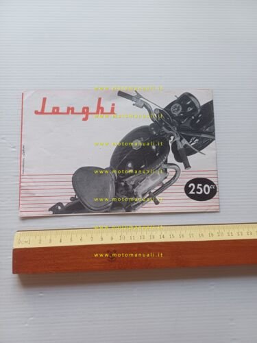 Jonghi 250 1954 depliant francese originale