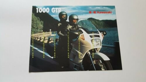 Kawasaki 1000 GTR 1986 depliant ITALIANO moto originale brochure