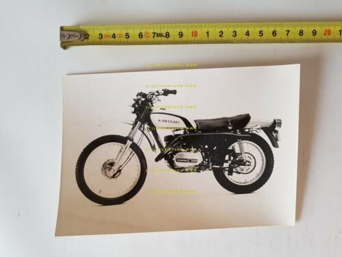 Kawasaki 250 F11 1973 foto cartella stampa originale no depliant