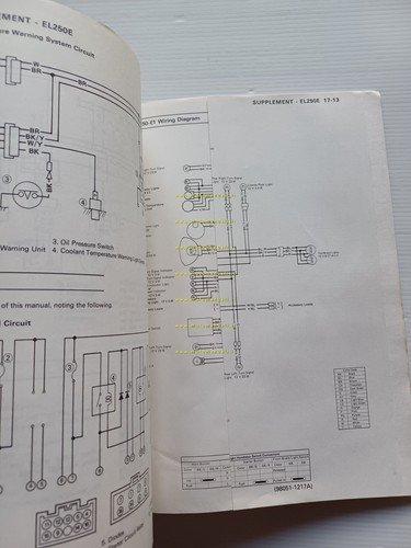 Kawasaki 250 HS-Eliminator 1988-91 AGGIORNAMENTO manuale officina originale