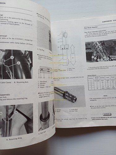 Kawasaki 250 HS-Eliminator 1988-91 AGGIORNAMENTO manuale officina originale