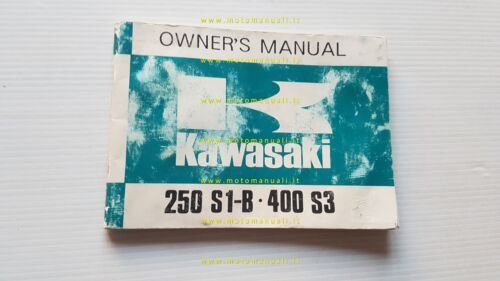 Kawasaki 250 S1-B - 400 S3 1973 manuale uso manutenzione …