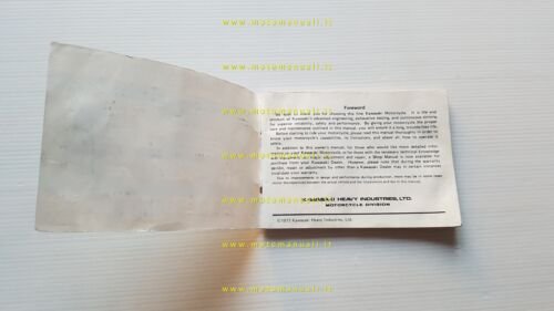 Kawasaki 250 S1-B - 400 S3 1973 manuale uso manutenzione …