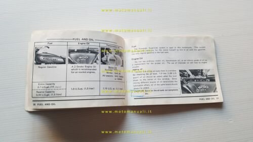 Kawasaki 250 S1-B - 400 S3 1973 manuale uso manutenzione …