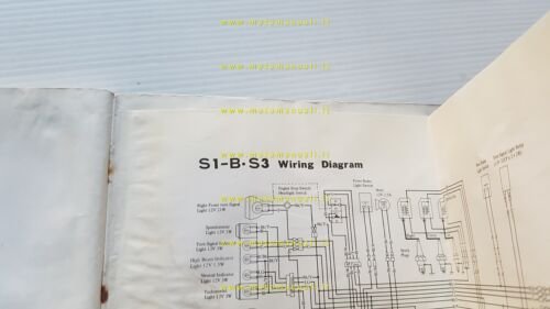 Kawasaki 250 S1-B - 400 S3 1973 manuale uso manutenzione …