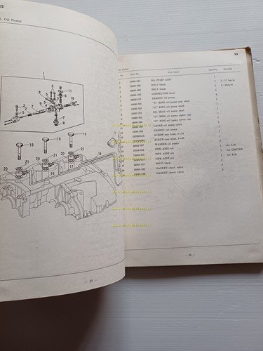 Kawasaki 350 S2 1971 catalogo ricambi originale spare parts catalogue