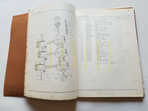 KAWASAKI 400 S3 1973 catalogo ricambi originale moto spare parts …