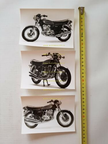 Kawasaki 400 S3 1975 lotto 3 foto cartella stampa originali …
