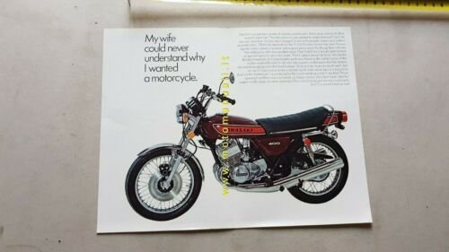 Kawasaki 400 S3-J 1975 depliant originale USA motorcycle brochure