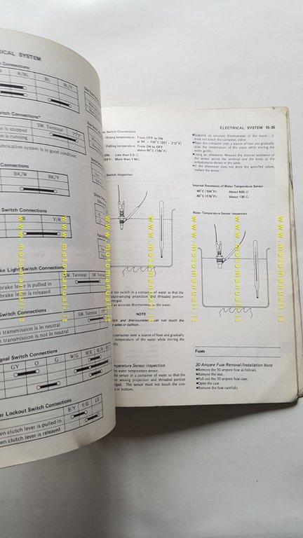 Kawasaki 454 LTD 1984 manuale officina INGLESE originale Workshop Manual