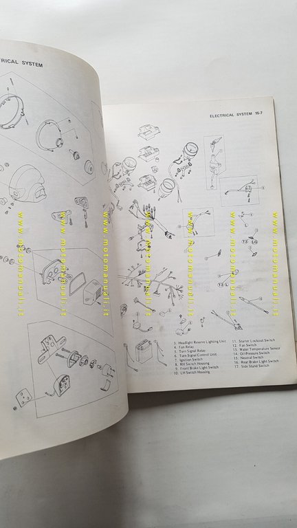 Kawasaki 454 LTD 1984 manuale officina INGLESE originale Workshop Manual