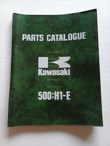 Kawasaki 500 H1 E - F 1973-74 catalogo ricambi originale …