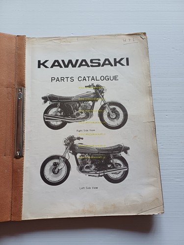 Kawasaki 500 H1 E - F 1973-74 catalogo ricambi originale …