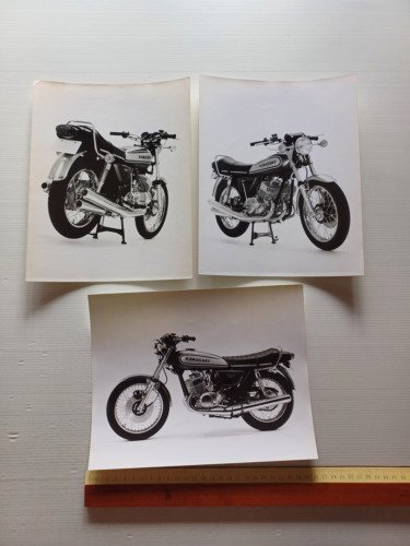 Kawasaki 500 Mach III H1 lotto 3 foto cartella stampa …