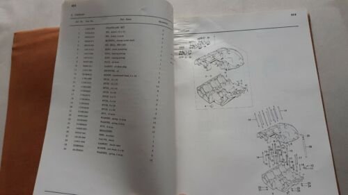 KAWASAKI 750 H2-B 1974 catalogo ricambi originale spare parts catalogue