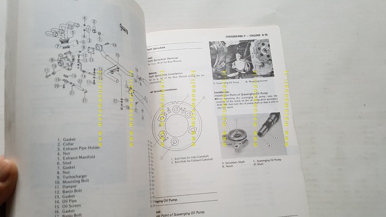 KAWASAKI 750 Turbo 1983 manuale officina INGLESE -AGGIORNAMENTO KZ 750-originale