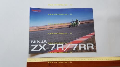 Kawasaki 750 ZX-7R ZX-7RR Ninja 1996 depliant italiano originale