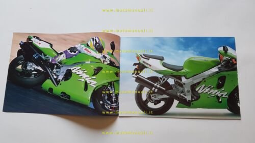 Kawasaki 750 ZX-7R ZX-7RR Ninja 1996 depliant italiano originale