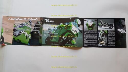 Kawasaki 750 ZX-7R ZX-7RR Ninja 1996 depliant italiano originale