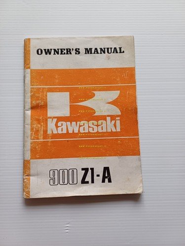 Kawasaki 900 Z1-A 1973 manuale uso manutenzione libretto originale inglese