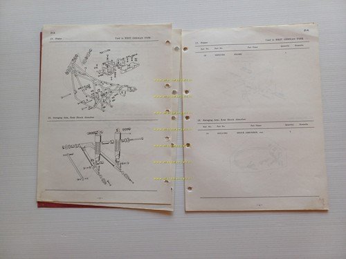 Kawasaki 900 Z1-A 1973 varianti catalogo ricambi per Europa originale