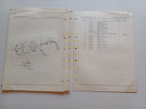 Kawasaki 900 Z1-A 1973 varianti catalogo ricambi per Europa originale