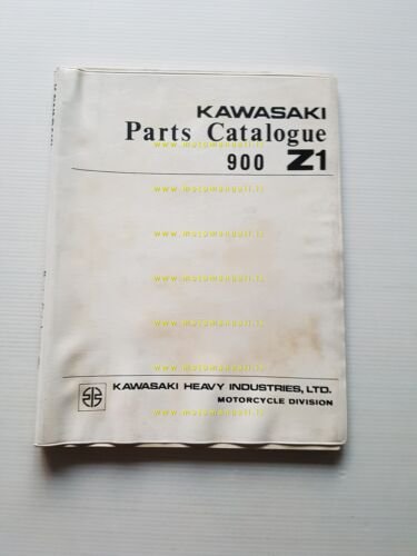 Kawasaki 900 Z1 Super 4 Testa Nera 1972 catalogo ricambi …