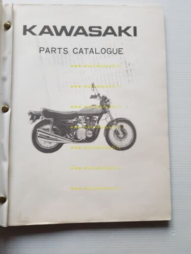 Kawasaki 900 Z1 Super 4 Testa Nera 1972 catalogo ricambi …