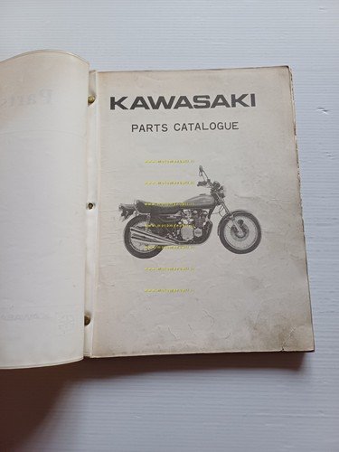 Kawasaki 900 Z1 Super 4 Testa Nera 1972 catalogo ricambi …