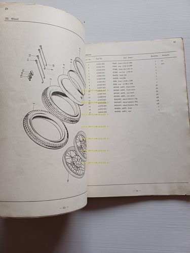 Kawasaki 900 Z1 Super 4 Testa Nera 1972 catalogo ricambi …