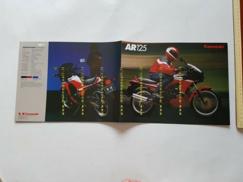 Kawasaki AR 125 depliant INGLESE originale ENGLISH