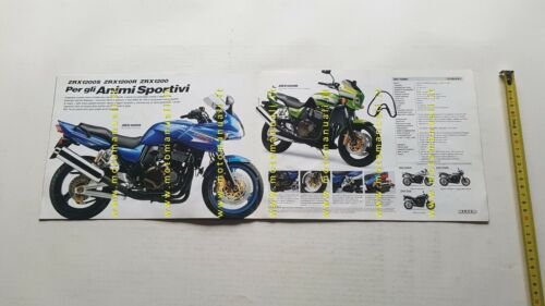 Kawasaki catalogo modelli Naked 2000 depliant ITALIANO originale moto brochure