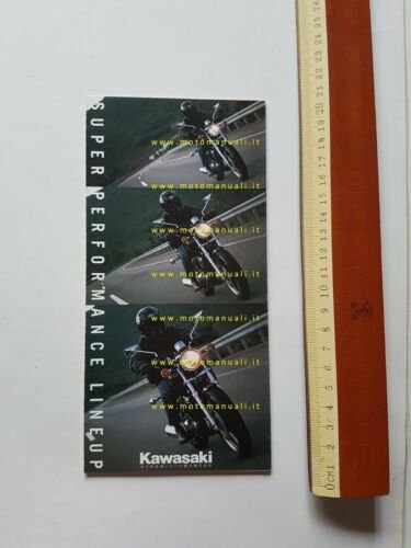 Kawasaki catalogo produzione modelli 1986 depliant ORIGINALE TESTO GIAPPONESE