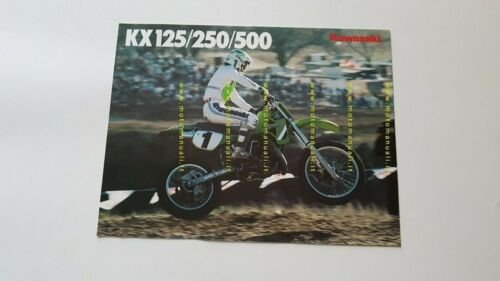 Kawasaki Cross Gamma Modelli 1988 depliant INGLESE originale motorcycle brochure