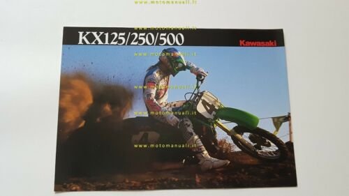 Kawasaki Cross Gamma Modelli 1990 depliant INGLESE originale motorcycle brochure