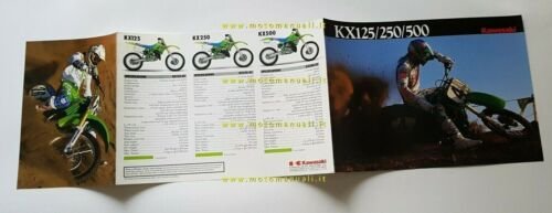 Kawasaki Cross Gamma Modelli 1990 depliant INGLESE originale motorcycle brochure