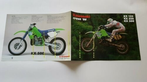 Kawasaki Cross Modelli 1988 depliant ITALIANO originale brochure