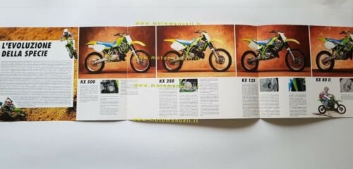 Kawasaki Cross Modelli 1992 depliant ITALIANO originale brochure