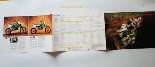 Kawasaki Cross Modelli 1992 depliant ITALIANO originale brochure