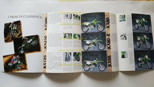 Kawasaki Cross Modelli 1993 depliant ITALIANO originale brochure