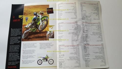 Kawasaki Cross Modelli 1994 depliant ITALIANO originale brochure