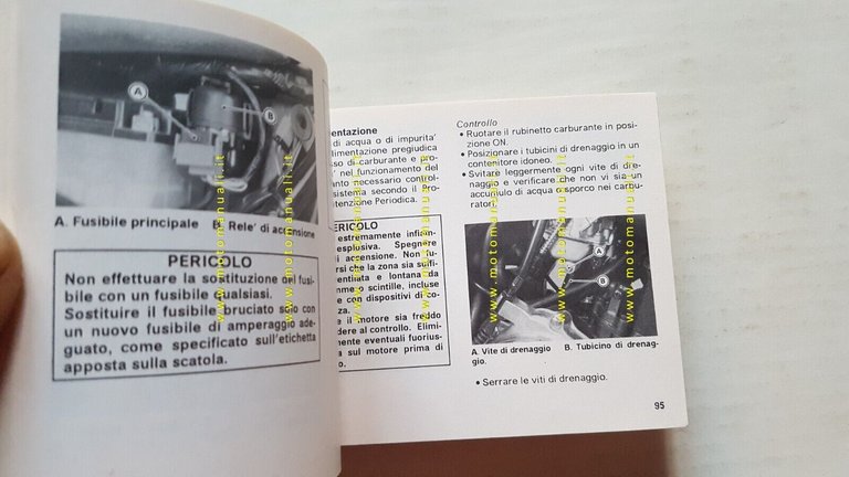 Kawasaki EL 250 1990 manuale uso manutenzione libretto originale ITALIANO